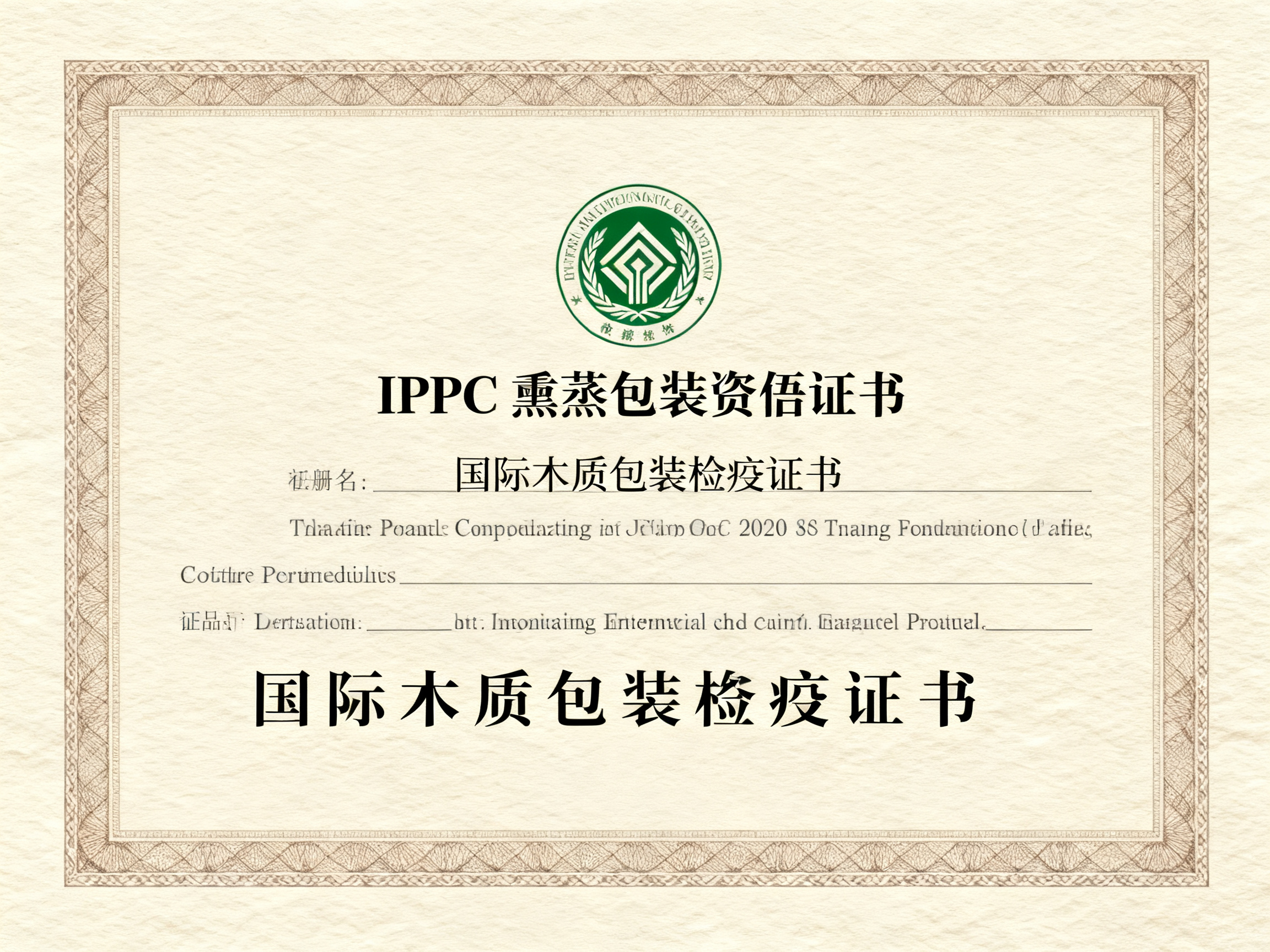 IPPC Fumigation Certificate