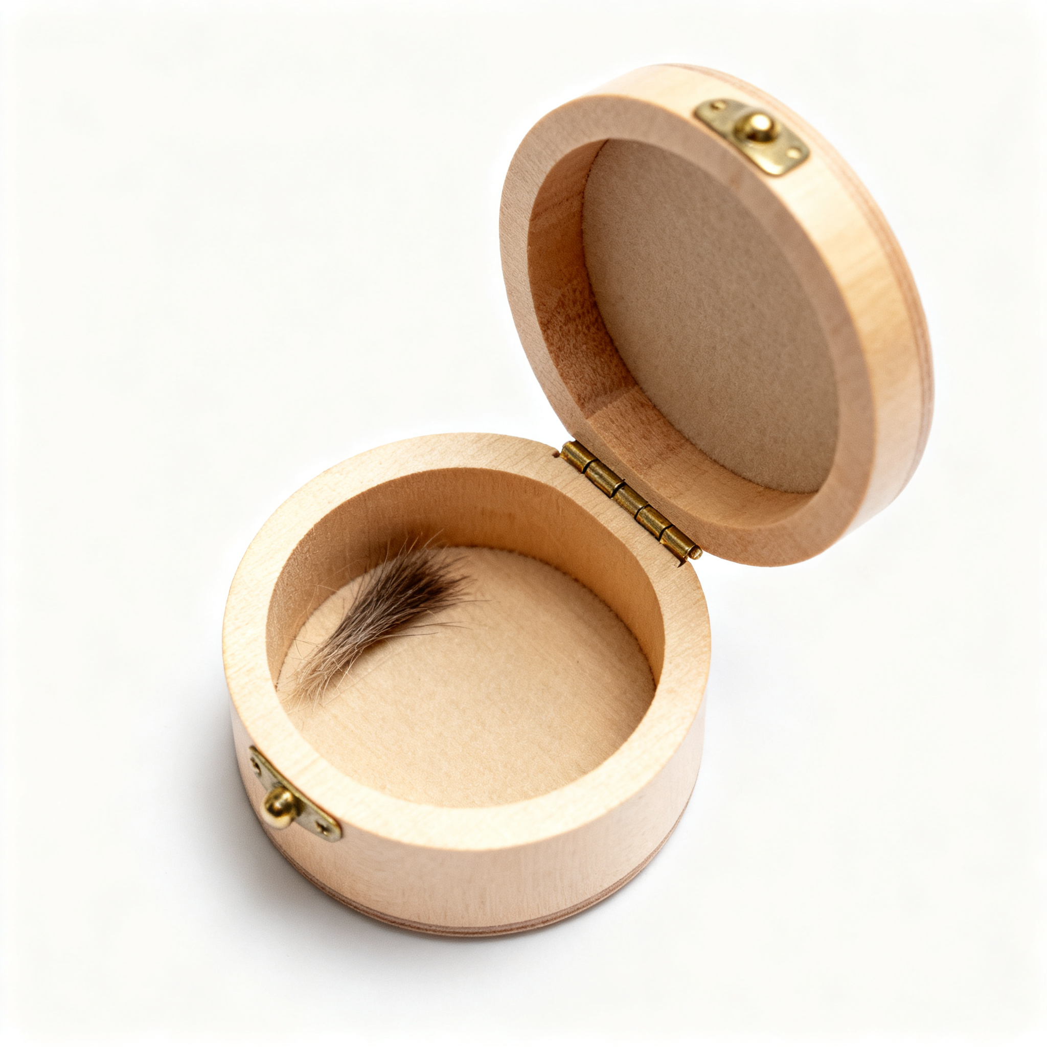 Mini Pine Pet Keepsake Urn — pine pet urn, angle 2